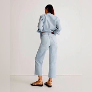 Madewell The Perfect Vintage Wide Leg Crop Jean 29
